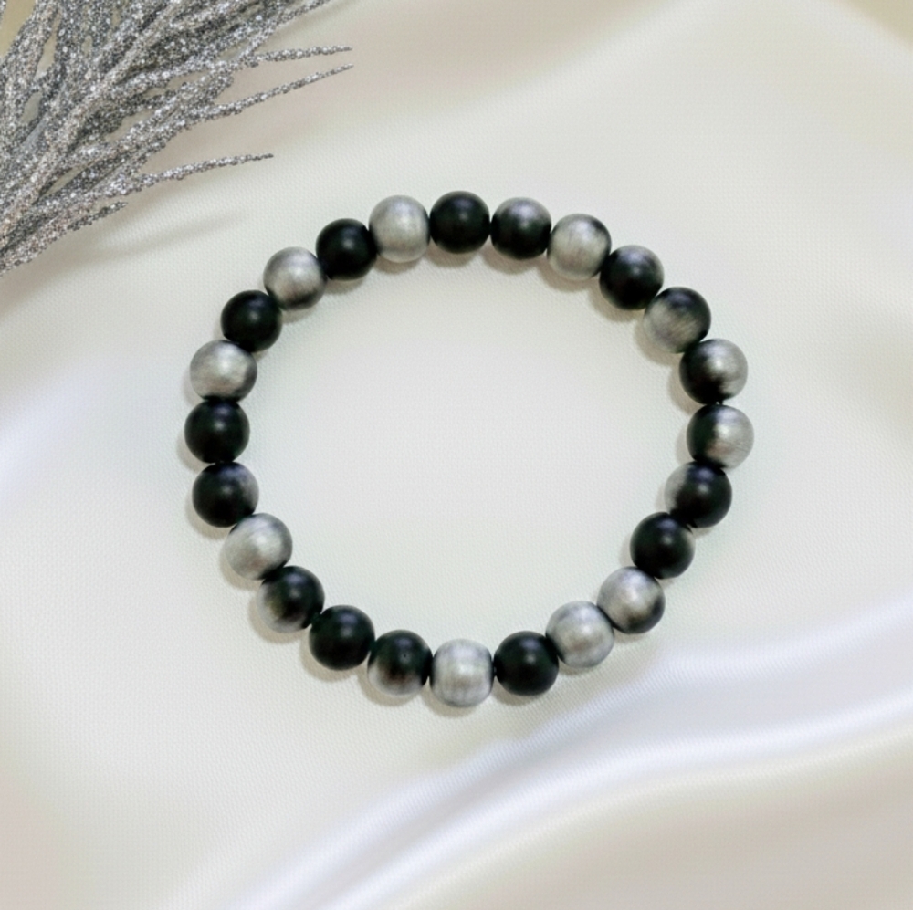 Titanium Agate Bracelet